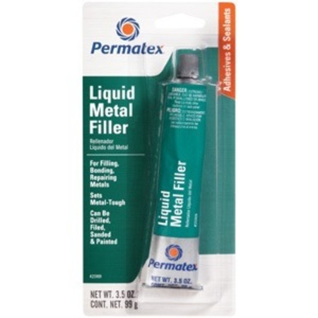 PERMATEX Permatex Automotive Liquid Metal Filler 3.5 fl oz. Tube Carded 25909